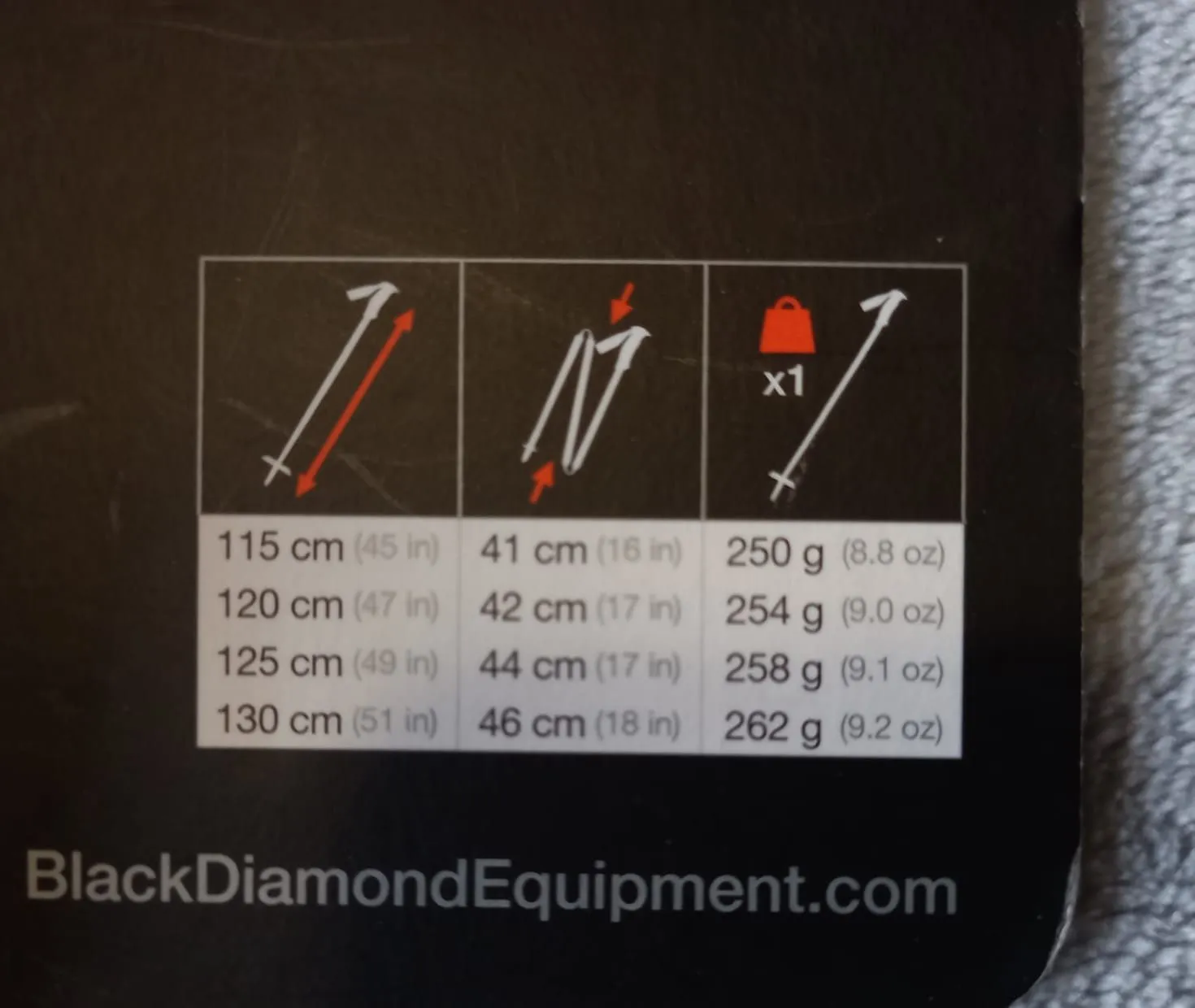 Black Diamond Carbon Compactor Z Pole 6 Black Diamond Carbon Compactor Z Pole – Image 4