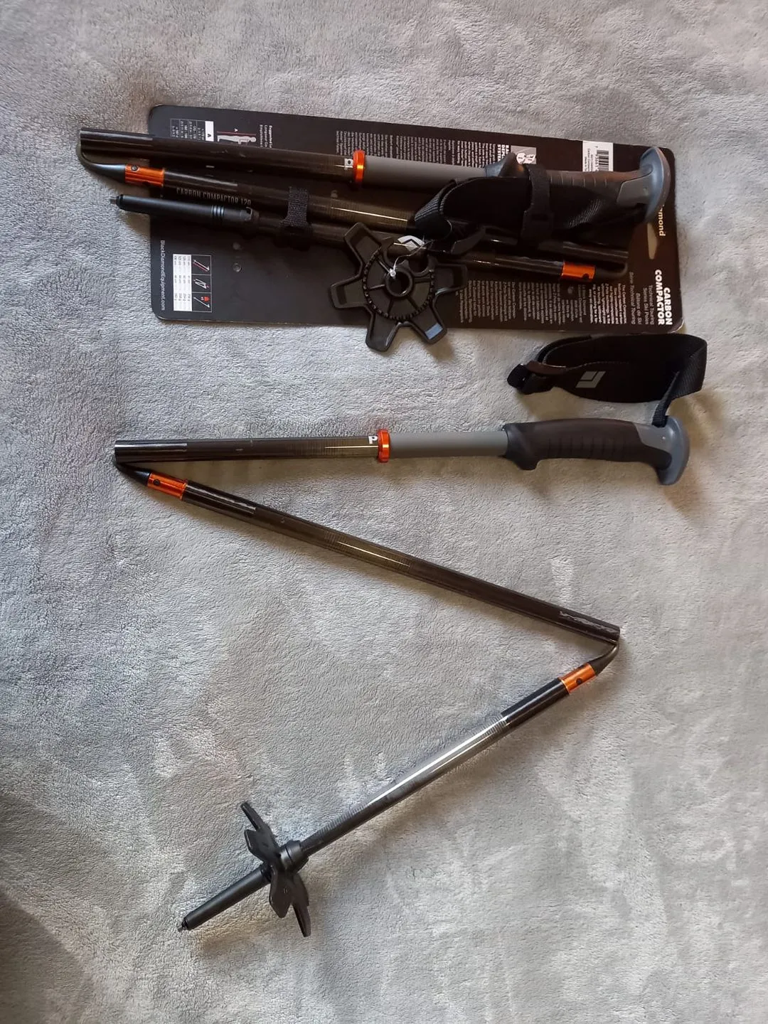 Black Diamond Carbon Compactor Z Pole 3 Black Diamond Carbon Compactor Z Pole